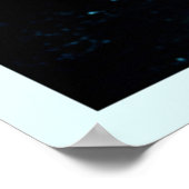 Betoverde Moonlight Forest Spirits Design Poster (Hoek)