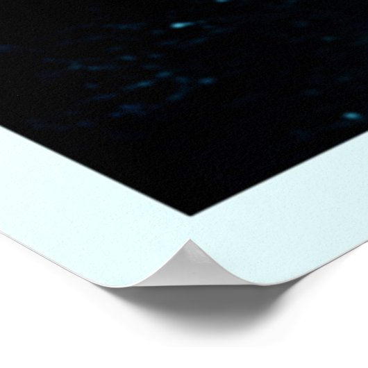 Betoverde Moonlight Forest Spirits Design Poster (Hoek)