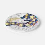 Betoverde Mystieke Draak Verjaardag Papieren Bordje (Gekanteld)