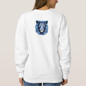 Betoverde mystieke kosmische kat illustratie trui (Achterkant)