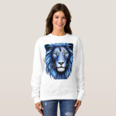 Betoverde mystieke kosmische kat illustratie trui (Voorkant volledig)