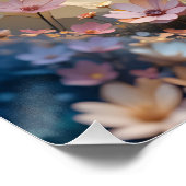 Betoverde Nacht Papercraft Scene Perfect Poster (Hoek)