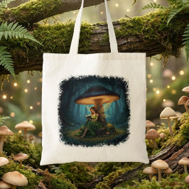 Betoverde Nachtelf Leest een Boek Tote Bag