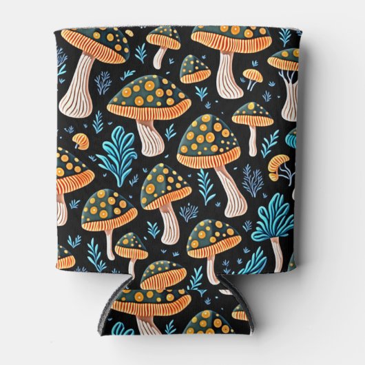 Betoverde Nocturne: bioluminescente paddenstoel Blikjeskoeler (Voorkant)