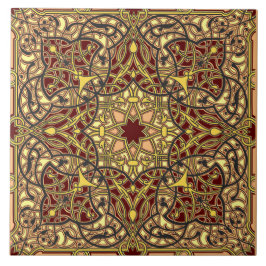 Betoverde Oasis Floral Keramische Tegel Tegeltje