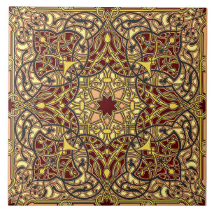 Betoverde Oasis Floral Keramische Tegel Tegeltje