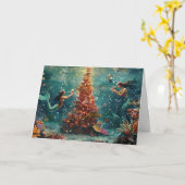 Betoverde Oceaanvakantie Kaart (Gele Bloem)