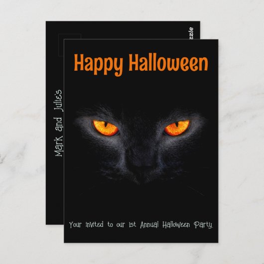 Betoverde ogen en middernachtelijk gefluister briefkaart (Voorkant / Achterkant)