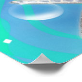 Betoverde Onder de Zee Aangepaste Feest Banner Pos Poster (Hoek)