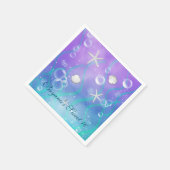 Betoverde onderzee geboortepartij servetten (Hoek)