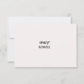 Betoverde Orchidee RSVP Kaart (Achterkant)