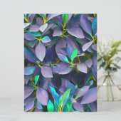 Betoverde Paarse bladeren (Staand voorkant)