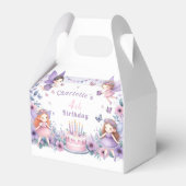 Betoverde Paarse Fairy tuin - Verjaardag Bedankdoosjes (Achterkant)