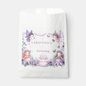 Betoverde Paarse Fairy tuin - Verjaardag Bedankzakje (Voorkant)