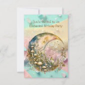 Betoverde paddenstoel 2 jaar oud verjaardagsfeestj kaart (Voorkant)
