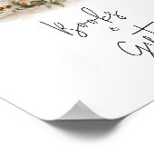 Betoverde paddenstoel bos boeken en geschenken poster (Hoek)