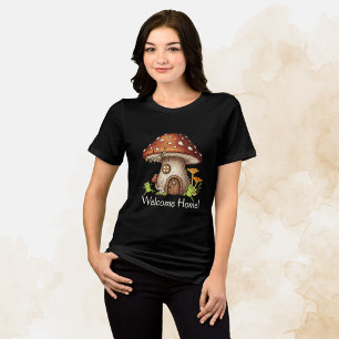 Betoverde Paddenstoelen Cottage Tri-Blend Shirt