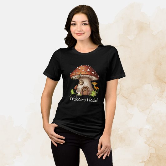 Betoverde Paddenstoelen Cottage Tri-Blend Shirt