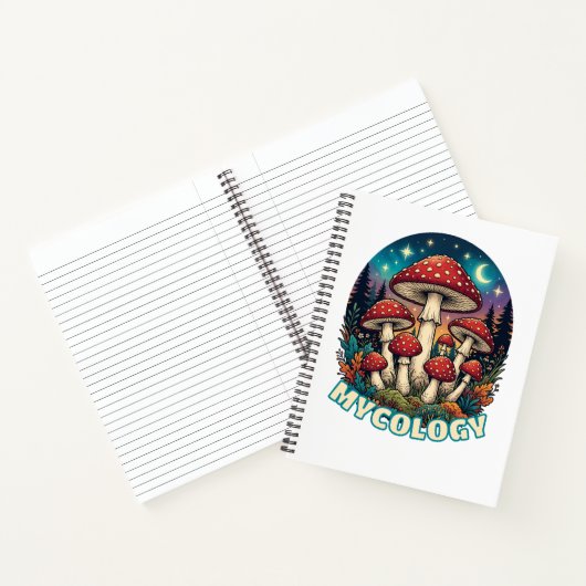 Betoverde Paddenstoelen Kunst van het Woud Notitieboek (Binnen)