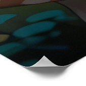 betoverde paddenstoelenbos poster (Hoek)