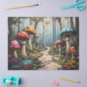 Betoverde Paddestoelbos Decoupage Tissuepapier (Craft)