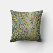 Betoverde Passage: Pastel Secret Garden Kussen (Achterkant)