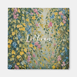 Betoverde Passage: Pastel Secret Garden Magneet