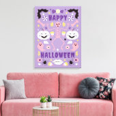 Betoverde pastel spectaculaire Halloween Canvas Afdruk (Insitu (Woonkamer))