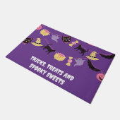 Betoverde pastel spectaculaire Halloween Deurmat (Schuin)