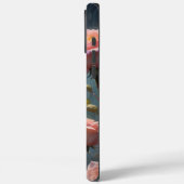 Betoverde perzik-roze rozen Case-Mate iPhone case (Achterkant / Links)