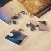 Betoverde Pinguïn Ijsdorp Winterpretstad Legpuzzel (Zijkant)