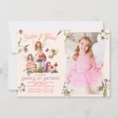 Betoverde Pixie Fairy Prinses Verjaardagsfoto Kaart (Voorkant)