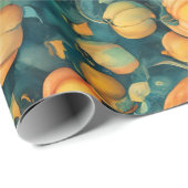 Betoverde pompoen patch cadeaupapier (Rol Hoek)