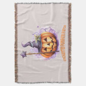 Betoverde pompoen patch deken (Voorkant Verticaal)