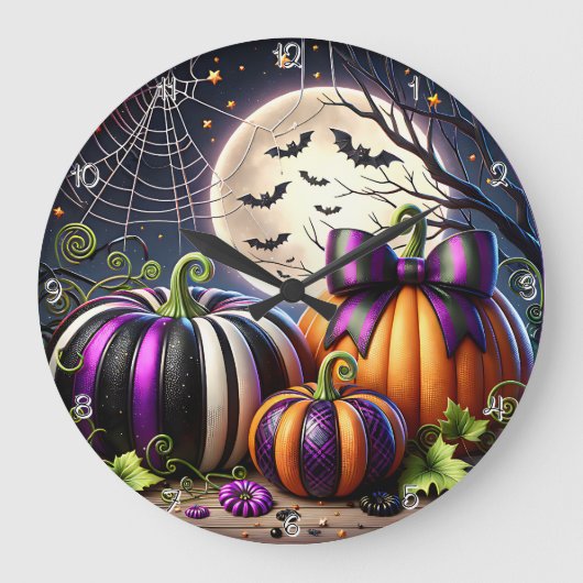 Betoverde pompoen patch grote klok (Voorkant)