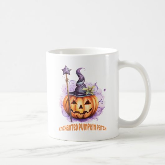 Betoverde pompoen patch koffiemok (Rechts)