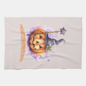 Betoverde pompoen patch theedoek (Horizontaal)