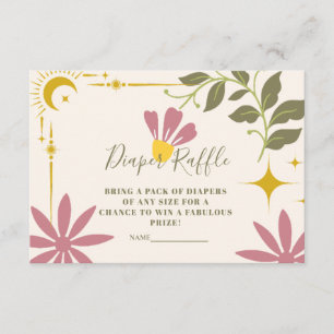 Betoverde Prinses Boeken voor Baby Baby Shower Informatiekaartje