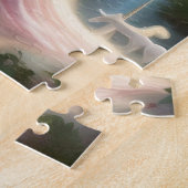 Betoverde prinses en eenhoorn Fantasy Art Legpuzzel (Zijkant)