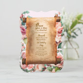 Betoverde Prinses Sprookje Derde Kaart (Staand voorkant)