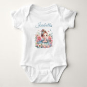 Betoverde Prinses Tuin Baby Romper (Voorkant)