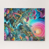 Betoverde Psychedelische Droomlandschap Legpuzzel (Horizontaal)