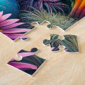 Betoverde Psychedelische Droomlandschap Legpuzzel (Zijkant)