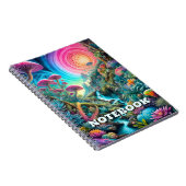 Betoverde Psychedelische Droomlandschap Notitieboek (Rechterzijde)