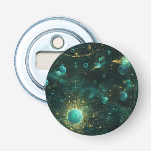 betoverde puls button flesopener (Voorkant)