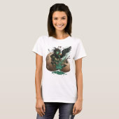 Betoverde raaf in eierschaal t-shirt (Voorkant volledig)
