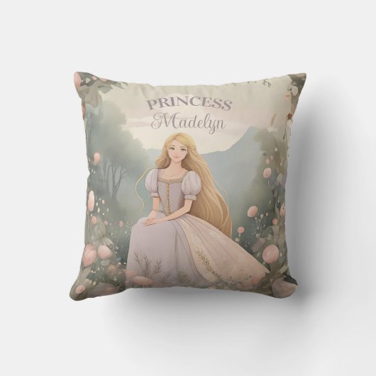 Betoverde Rapunzel Prinses Kussen (Achterkant)