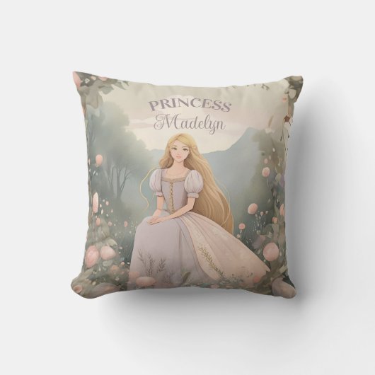Betoverde Rapunzel Prinses Kussen (Voorkant)
