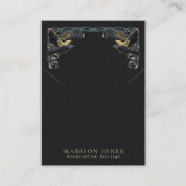 Betoverde Ravens Witchy Ketting Earring Display Visitekaartje (Voorkant)