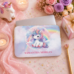 Betoverde Regenboog Eenhoorn Magische Dag Laptop H Sleeve
